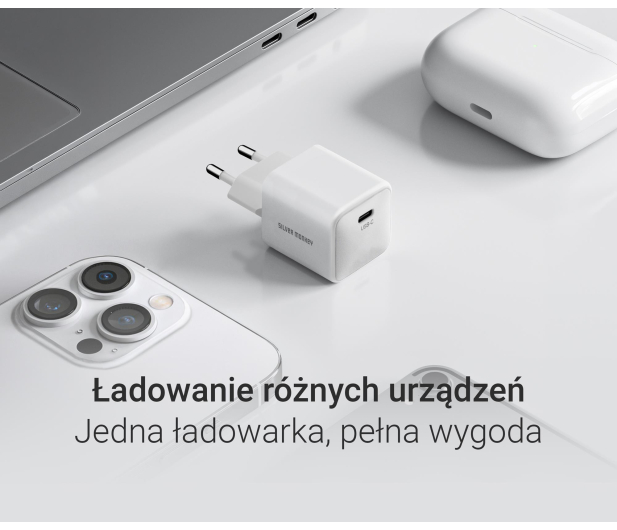 Silver Monkey Ładowarka GaN Core Uno 30W Biała - 1417242 - zdjęcie 2